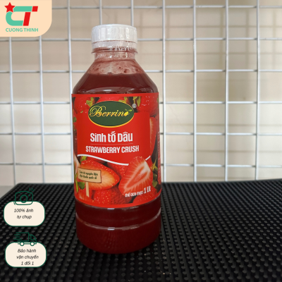 Sinh Tố Berino vị Dâu Chai 1L