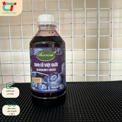 Sinh Tố Berino vị Việt Quất Chai 1L