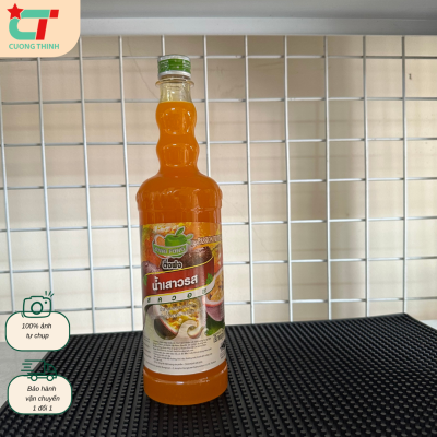 Siro Dingfong vị Chanh Dây Chai 760ml