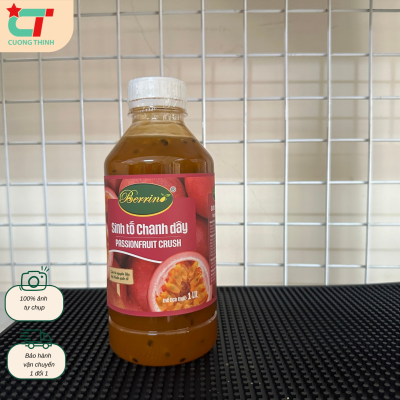 Sinh Tố Berino vị Chanh Dây Chai 1L