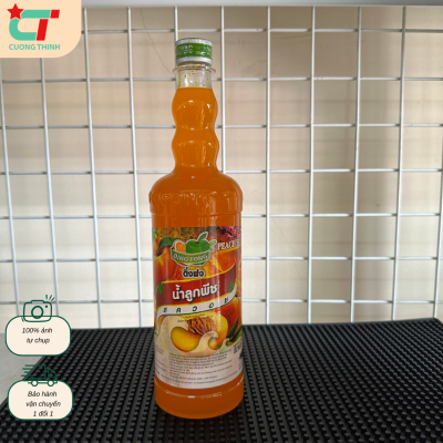 Siro Dingfong vị Đào Chai 760ml