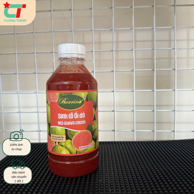 Sinh Tố Berino vị Ổi Hồng Chai 1L