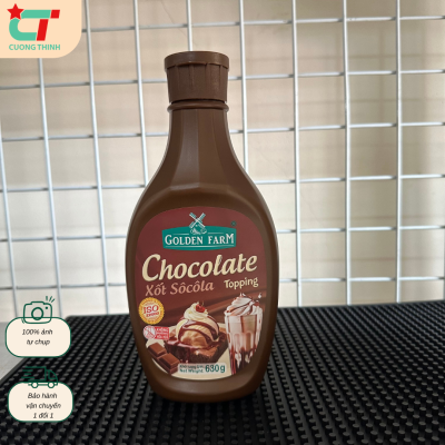 Sốt Golden Farm vị socola chai 650gr
