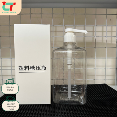 Bình bơm đựng xịt siro đường nhựa cao cấp 1.600ml