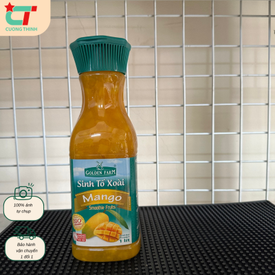 Sinh Tố Golden Farm vị Xoài Chai 1L