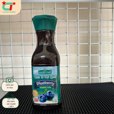 Sinh Tố Golden Farm vị Việt Quất Chai 1L