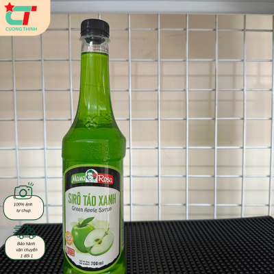 Siro Mamarosa Vị Táo Xanh Chai 700ml