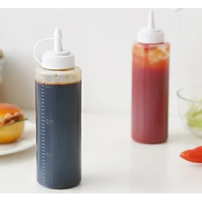 Bình nhựa đựng tương, syrup, nước sốt dung tích 300ml