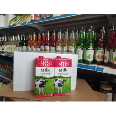 Sữa tươi Ba Lan không đường hộp 1L