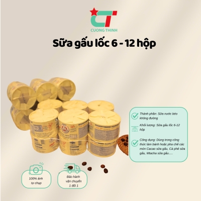 Sữa tươi gấu Nestle Thái Lan Lốc 12 lon 140ml