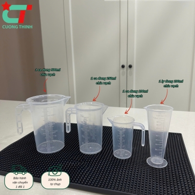 Ly đong định lượng 500ml 250ml 100ml - Có chia Vạch