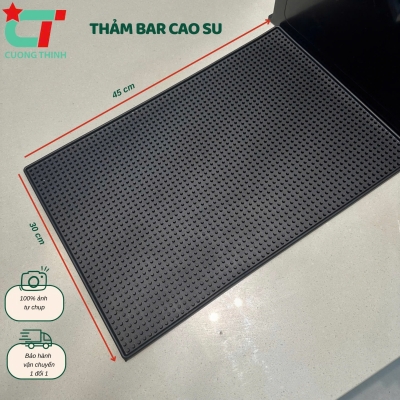 Thảm Cao Su Quầy Bar 45x30cm - 15x30cm