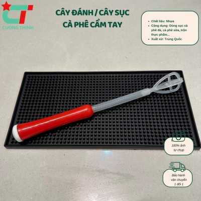 Cây đánh Cà phê cầm tay bằng nhựa - Dụng cụ tạo bọt Cà phê