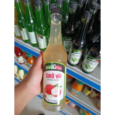 Siro Mamarosa Vị Vải Chai 700ml